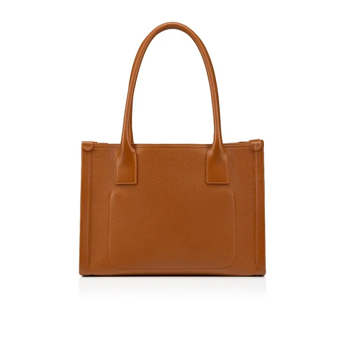 Women By My Side Small Tote Bag 8211 Grained Calf Leather 8211 Cuoio Christian Louboutin Totes