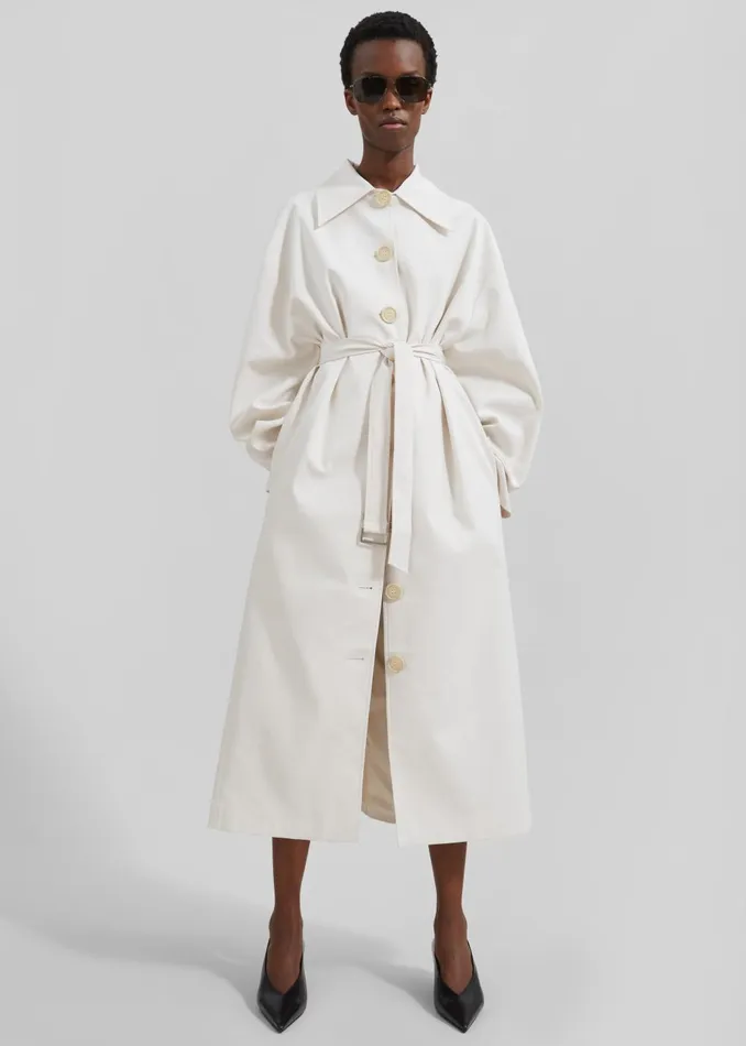 Women Callyn Trench Coat 8211 Light Beige The Frankie Shop Outerwear
