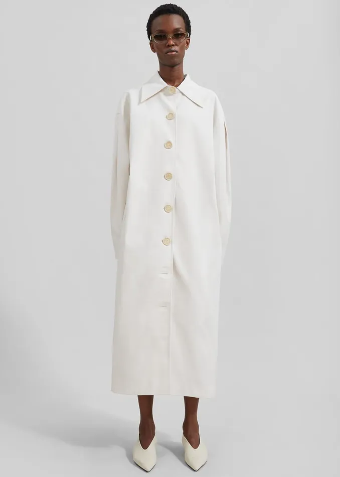 Women Callyn Trench Coat 8211 Light Beige The Frankie Shop Outerwear