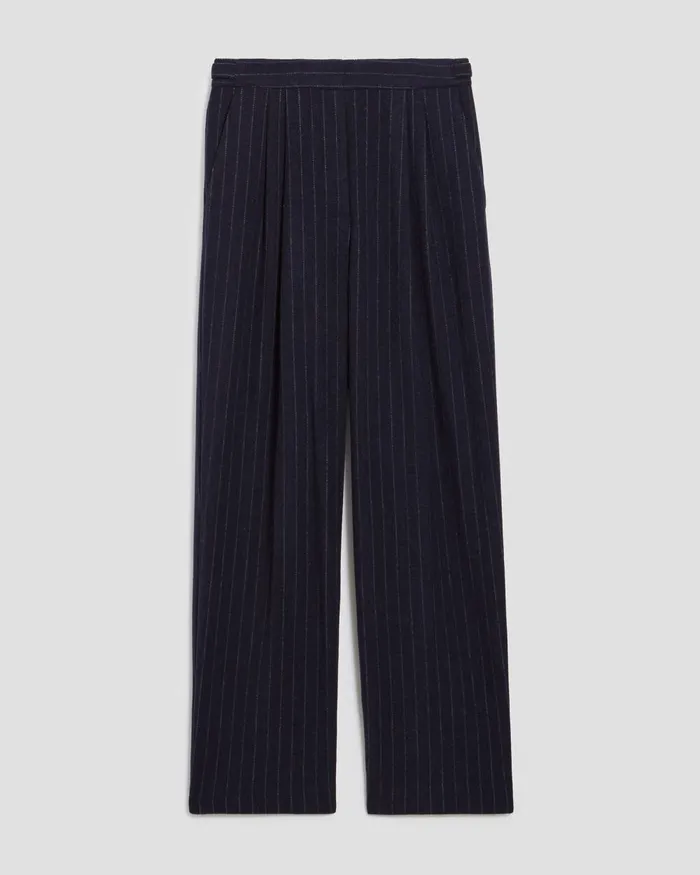 Women Camille 8211 Pleated Trousers St Navy Comptoir Des Cotonniers Trousers