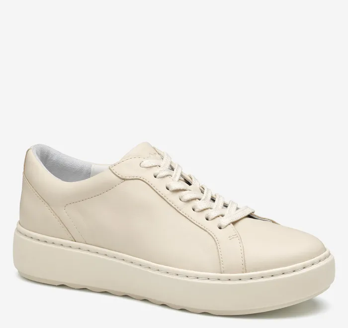 Women Cammie LaceUp Bone Nappa Leather Women8217s Shoes Johnston and Murphy