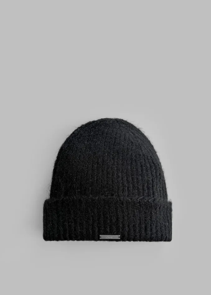 Women Caroline Beanie 8211 Black The Frankie Shop