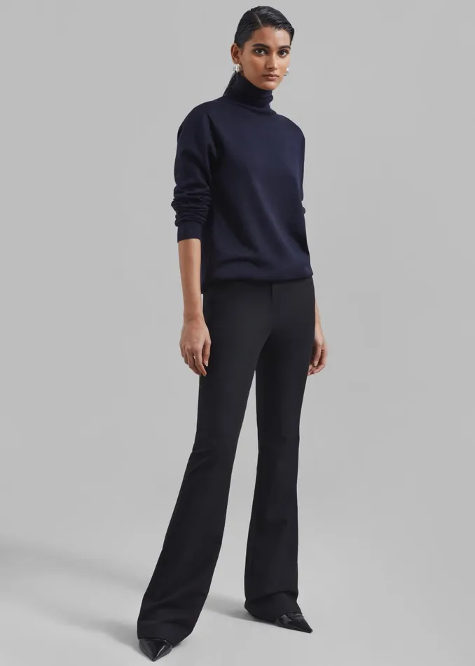 Women Charley Bootcut Pants 8211 Black The Frankie Shop Bottoms