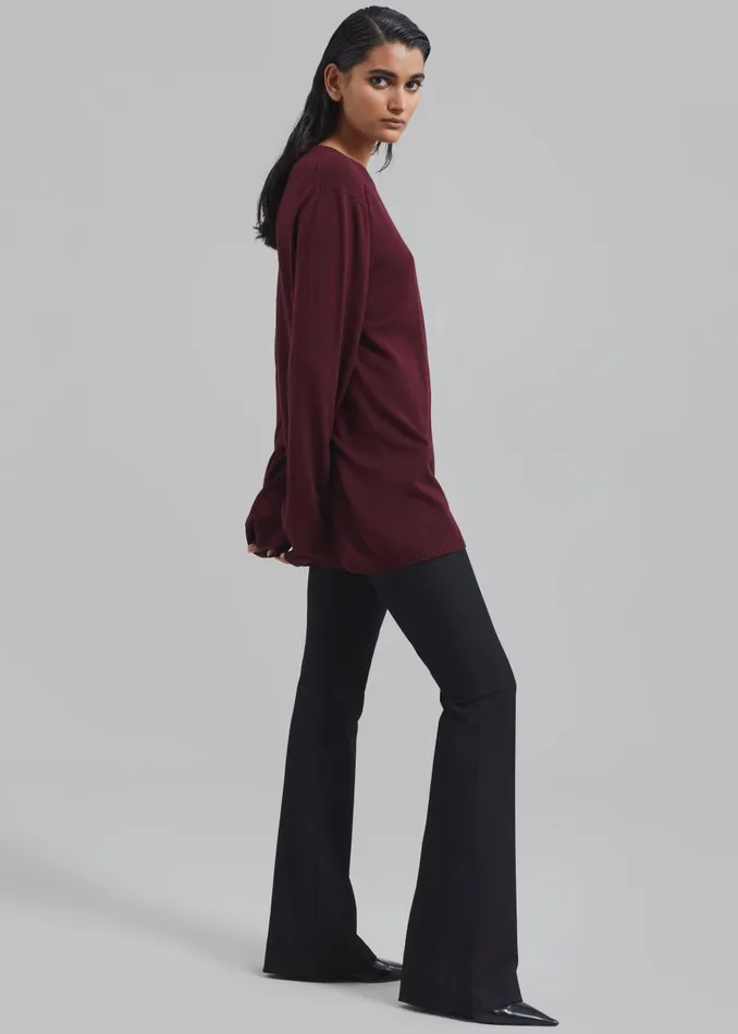 Women Charley Bootcut Pants 8211 Black The Frankie Shop Bottoms