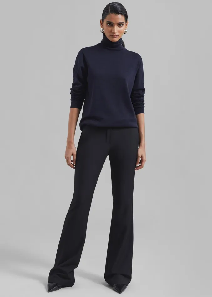Women Charley Bootcut Pants 8211 Black The Frankie Shop Bottoms