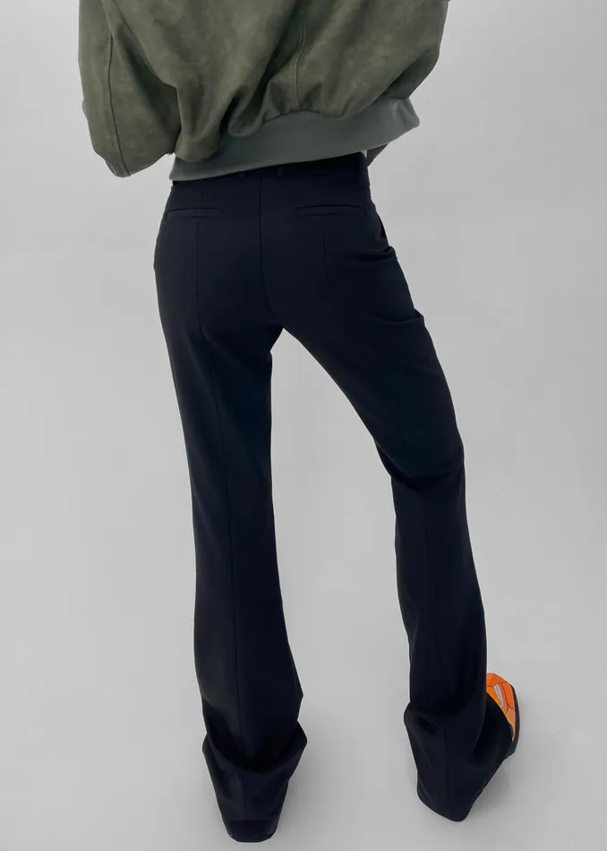 Women Charley Bootcut Pants 8211 Black The Frankie Shop Bottoms