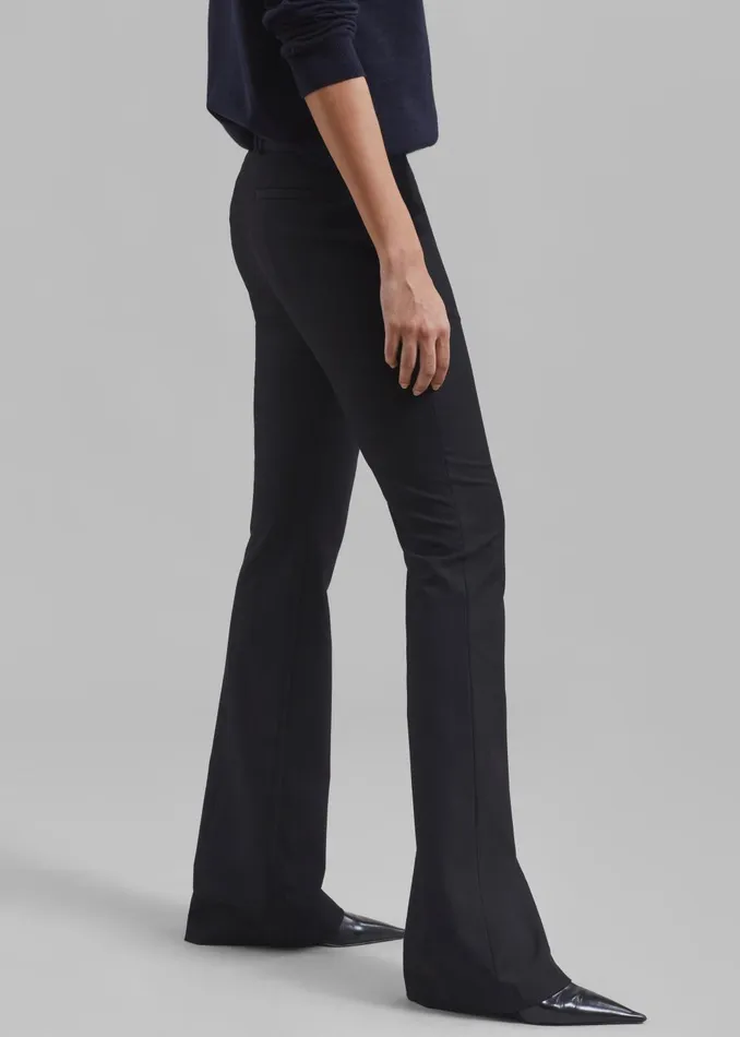 Women Charley Bootcut Pants 8211 Black The Frankie Shop Bottoms