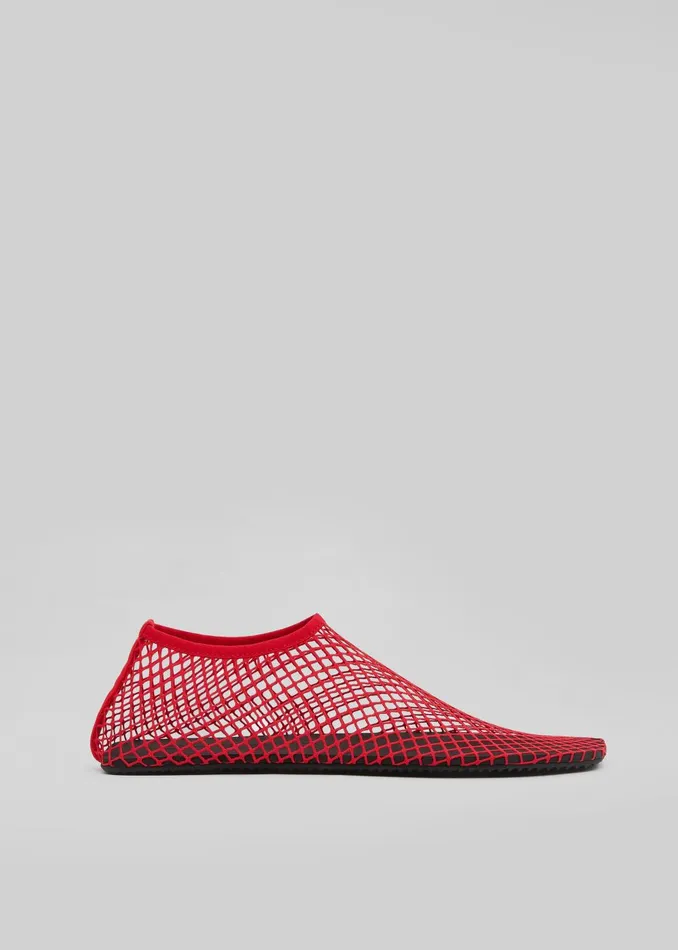 Women Christopher Esber Mesh Water Flats 8211 Red The Frankie Shop