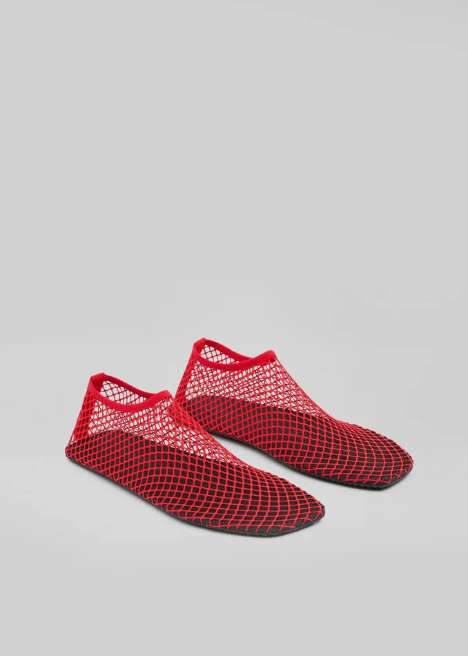 Women Christopher Esber Mesh Water Flats 8211 Red The Frankie Shop