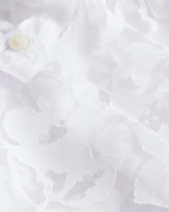 Women CLAAREY 8211 Tiered Devor Midi Dress White Ted Baker Dresses Women CLAAREY 8211 Tiered Devor Midi Dress White Ted Baker Dresses