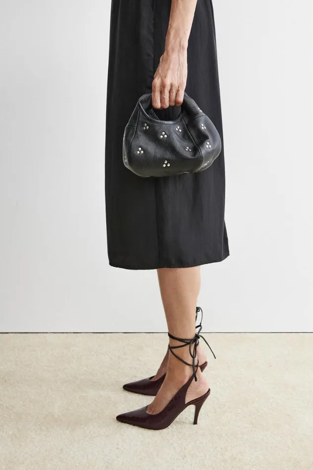 Women Clutches Handbags Crossbody Rachel Comey Tiny Harley Studded Black