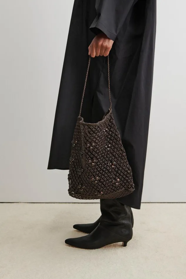 Women Clutches Handbags Crossbody Rachel Comey Web Bag Chocolate