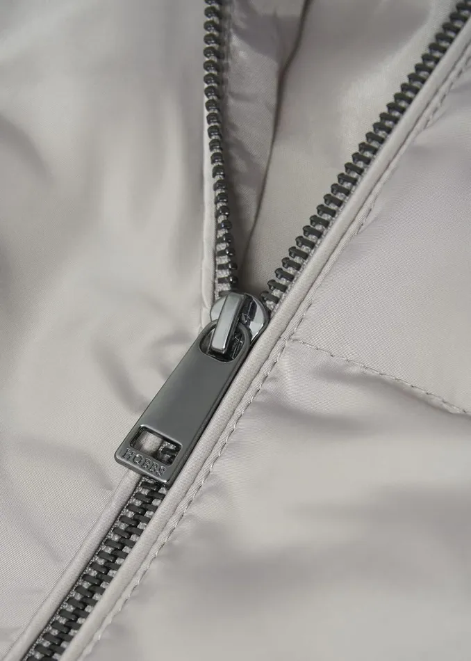 Women Coats and Jackets Hobbs Darla Puffer Buff Grey