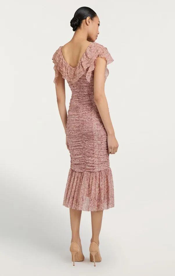 Women Cocktail and Evening Cinq Sept Paola Dress Blusher Multi
