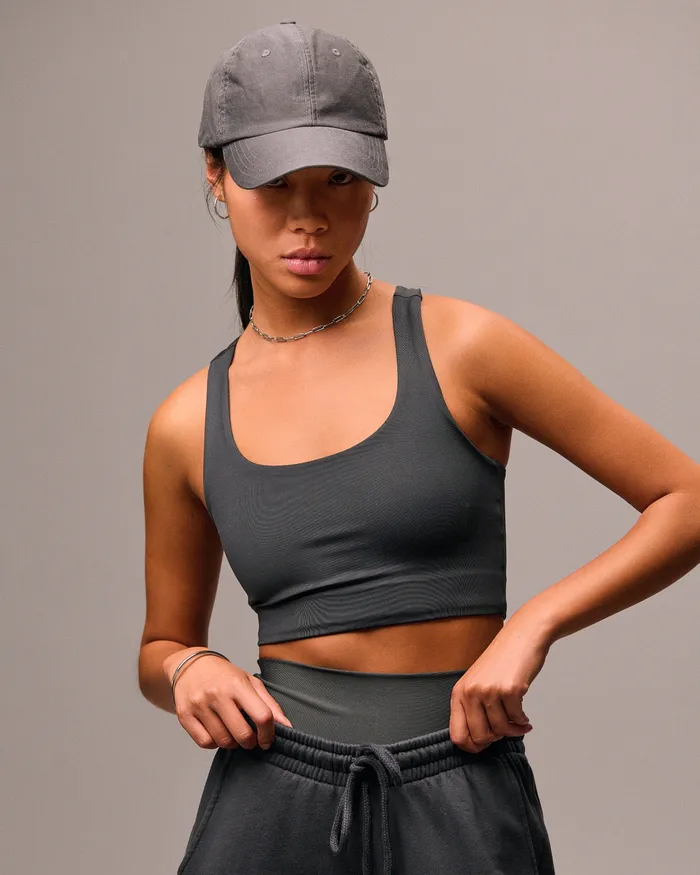 Women Colorfulstandard Active Cropped Bra 8211 Pine Green Sports Bras