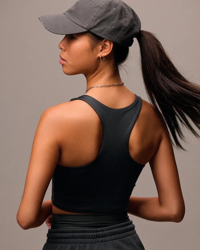 Women Colorfulstandard Active Cropped Bra 8211 Pine Green Sports Bras