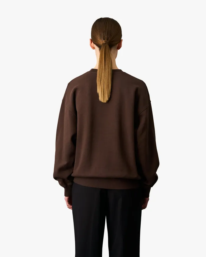 Women Colorfulstandard Organic Oversized Crew 8211 Light Aqua Crewneck Sweatshirts