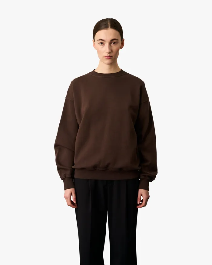 Women Colorfulstandard Organic Oversized Crew 8211 Light Aqua Crewneck Sweatshirts