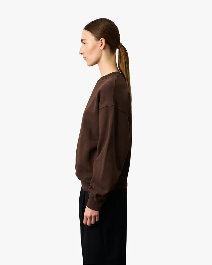 Women Colorfulstandard Organic Oversized Crew 8211 Light Aqua Crewneck Sweatshirts