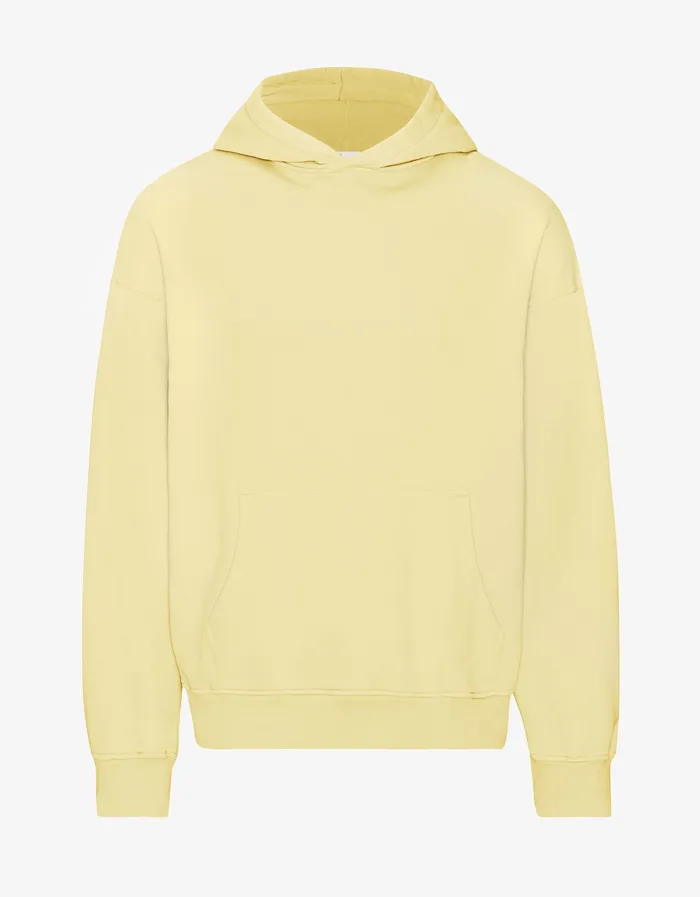 Women Colorfulstandard Organic Oversized Hood 8211 Soft Yellow Hoodies