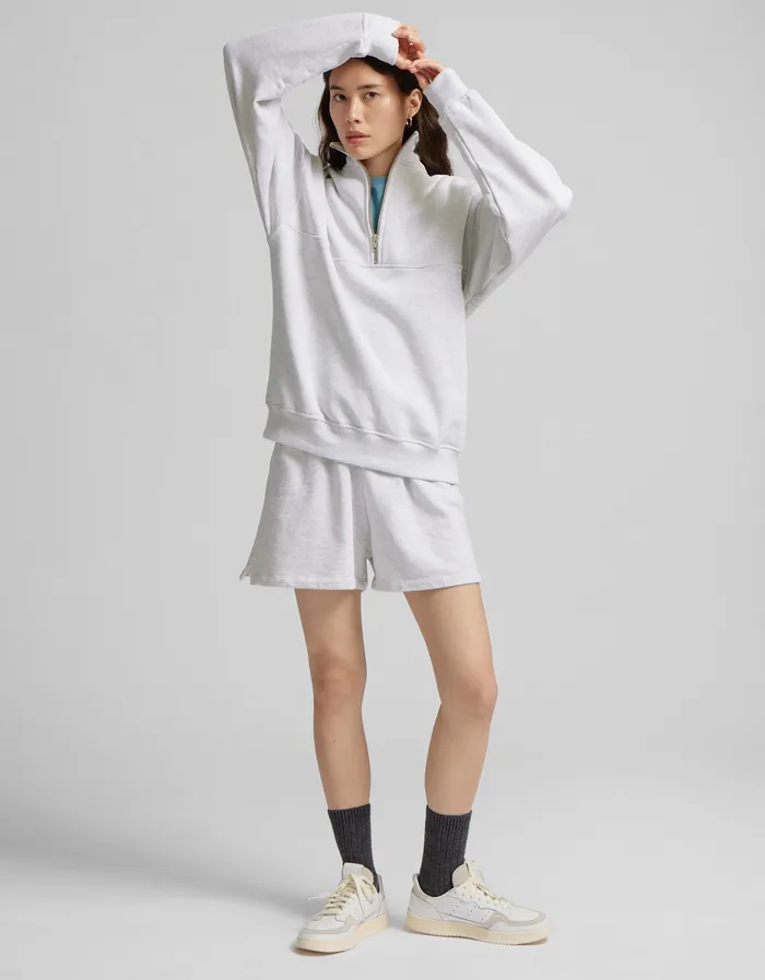 Women Colorfulstandard Organic Quarter Zip 8211 Midnight Forest Quarter Zips
