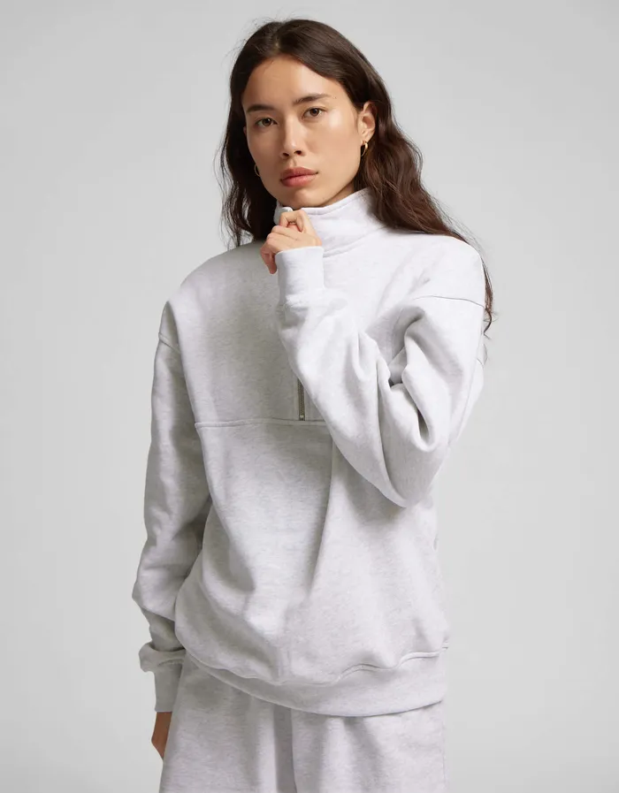 Women Colorfulstandard Organic Quarter Zip 8211 Midnight Forest Quarter Zips
