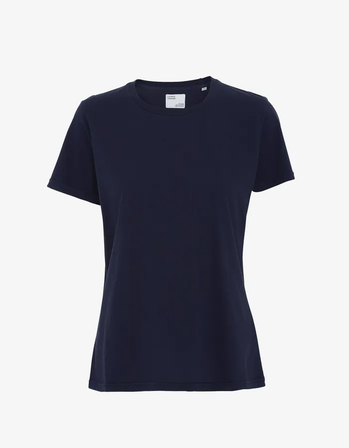 Women Colorfulstandard Women Light Organic Tee 8211 Navy Blue TShirts