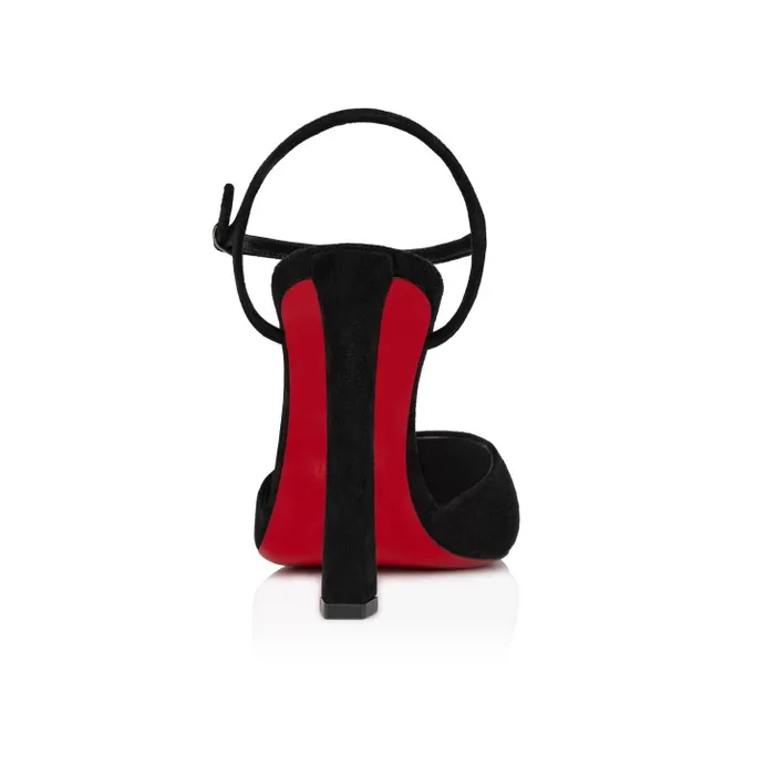 Women Condora Riviera 100 Mm Pumps 8211 Veau Velours 8211 Black Christian Louboutin Pumps