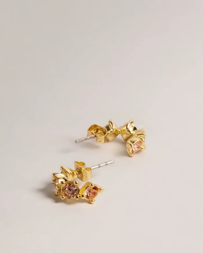 Women CRESITA 8211 Crystal Nano Hoop Earrings Shplgold Ted Baker Jewellery