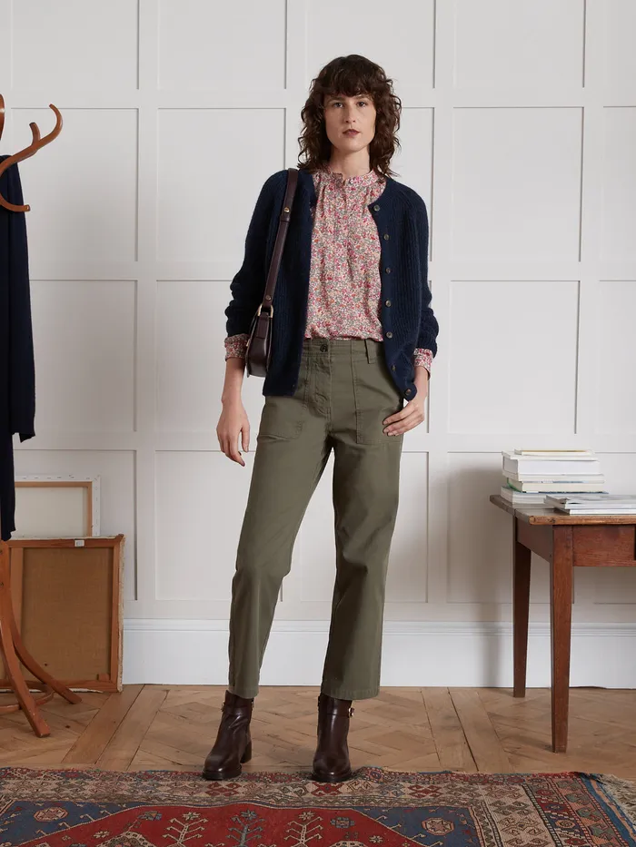 Women Cyrillus Clothing Blouse Made With Liberty Fabric 8211 The Limited Collection Lib Babington Rose