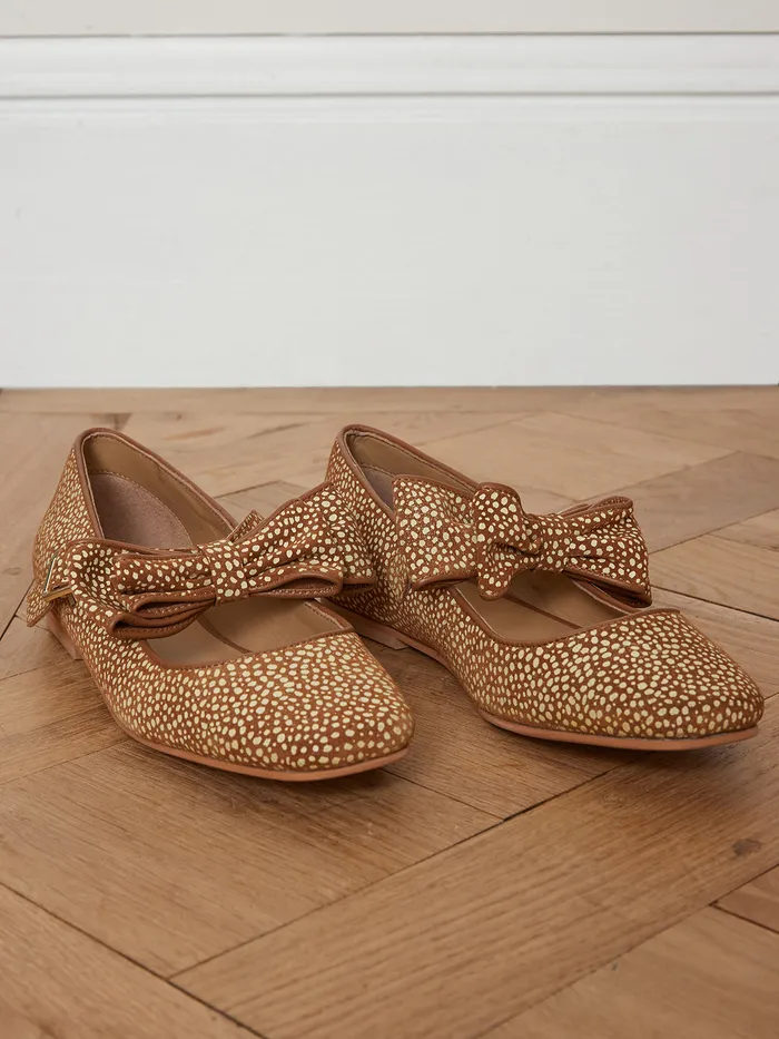 Women Cyrillus Shoes Pia Ballet Flats 8211 Christmas In Constance039s Wonderland