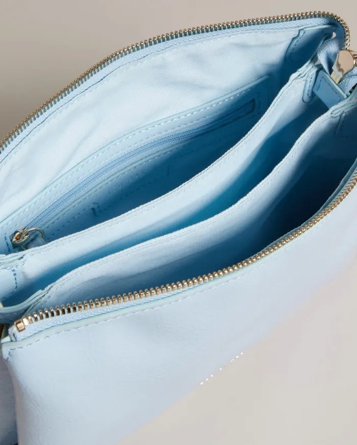 Women DARCEYY 8211 Branded Webbing Crossbody Bag Pale Blue Ted Baker Crossbody Bags