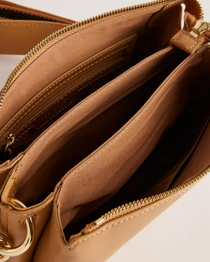 Women DARCEYY 8211 Branded Webbing Crossbody Bag Taupe Ted Baker Crossbody Bags