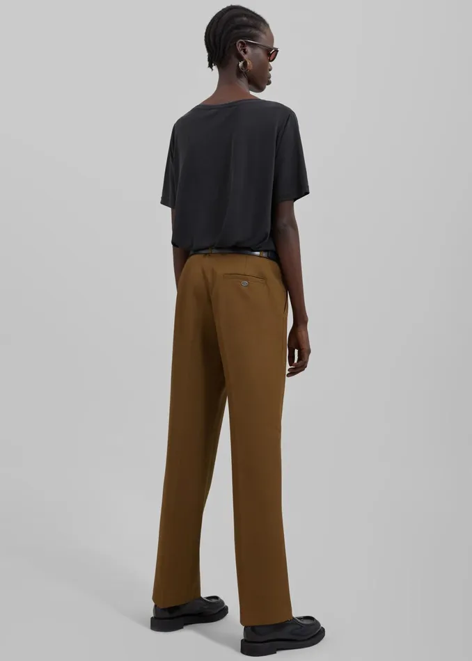 Women Darrell Trousers 8211 Brown The Frankie Shop Bottoms