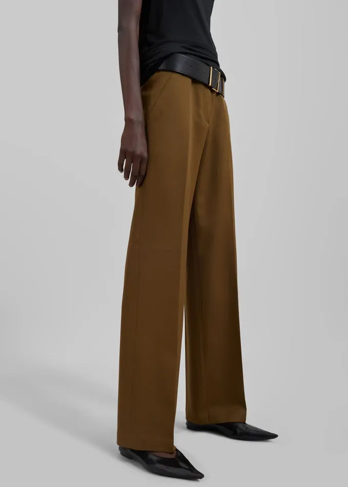 Women Darrell Trousers 8211 Brown The Frankie Shop Bottoms