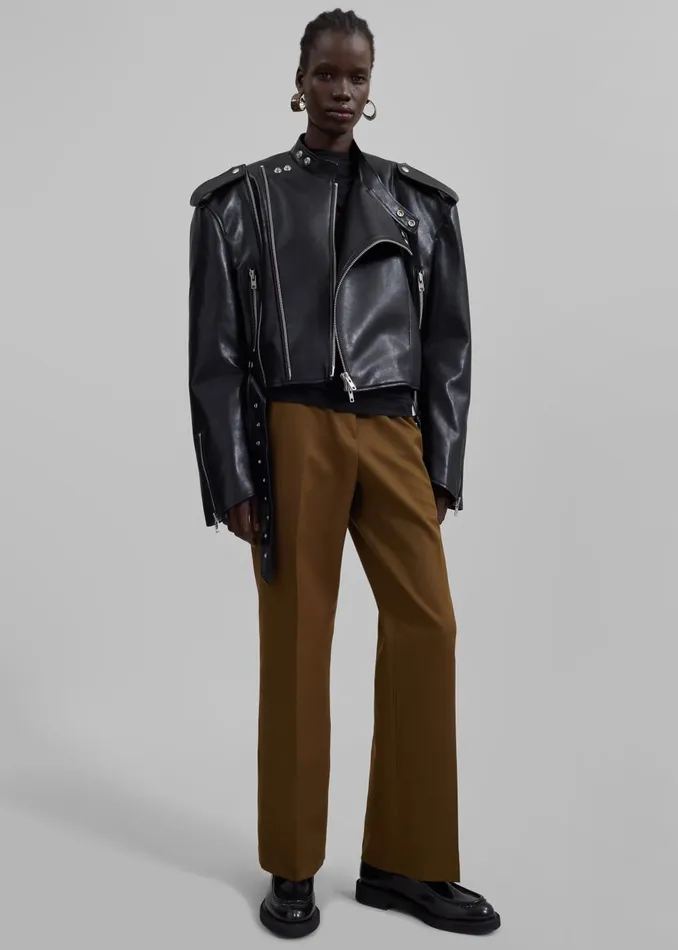 Women Darrell Trousers 8211 Brown The Frankie Shop Bottoms