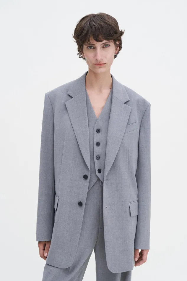 Women Davina Blazer Grey Melange Filippa K Blazers