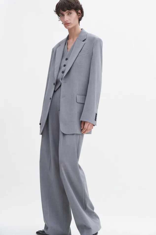 Women Davina Blazer Grey Melange Filippa K Blazers