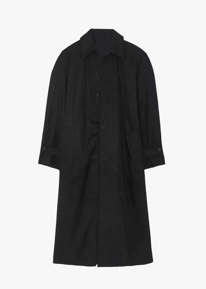 Women Decima Trench Coat 8211 Black The Frankie Shop Outerwear