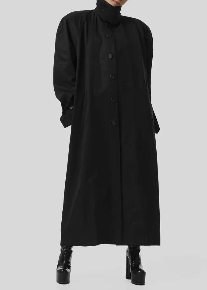 Women Decima Trench Coat 8211 Black The Frankie Shop Outerwear