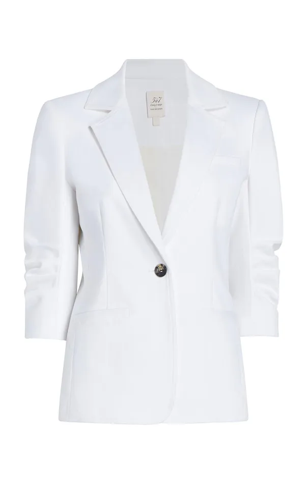 Women Denim Cinq Sept Denim Khloe Blazer White
