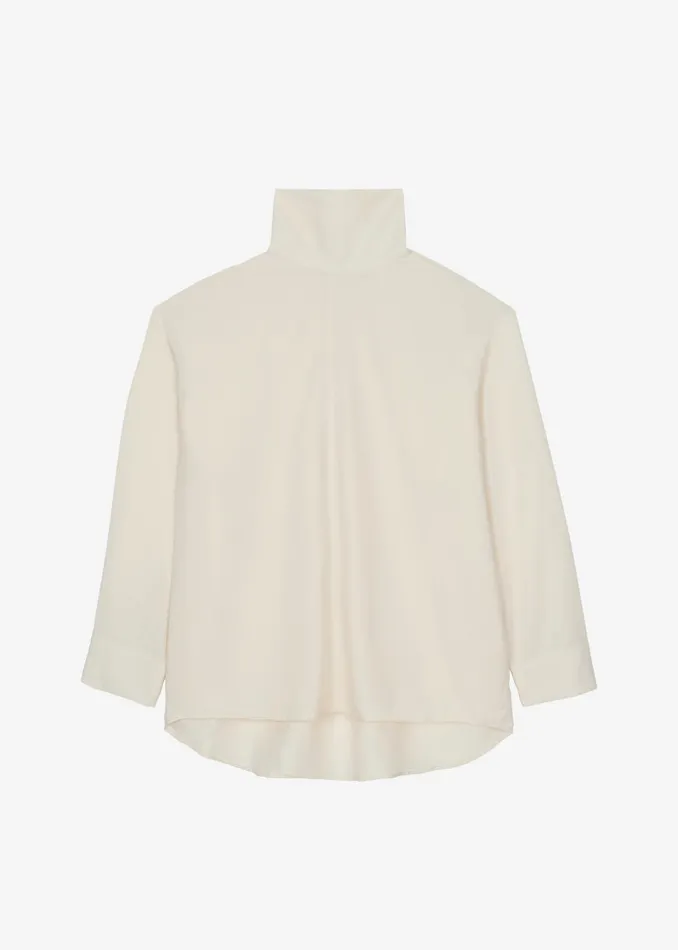Women Dion Asymmetric Blouse 8211 Beige The Frankie Shop Tops