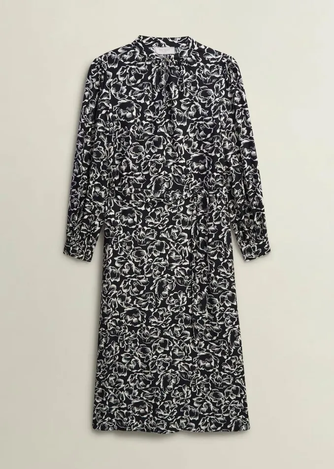 Women Dresses and Jumpsuits Hobbs Cynthia Dress Black Cream