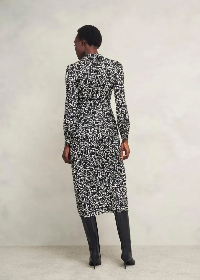 Women Dresses and Jumpsuits Hobbs Cynthia Dress Black Cream