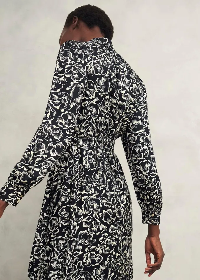 Women Dresses and Jumpsuits Hobbs Cynthia Dress Black Cream