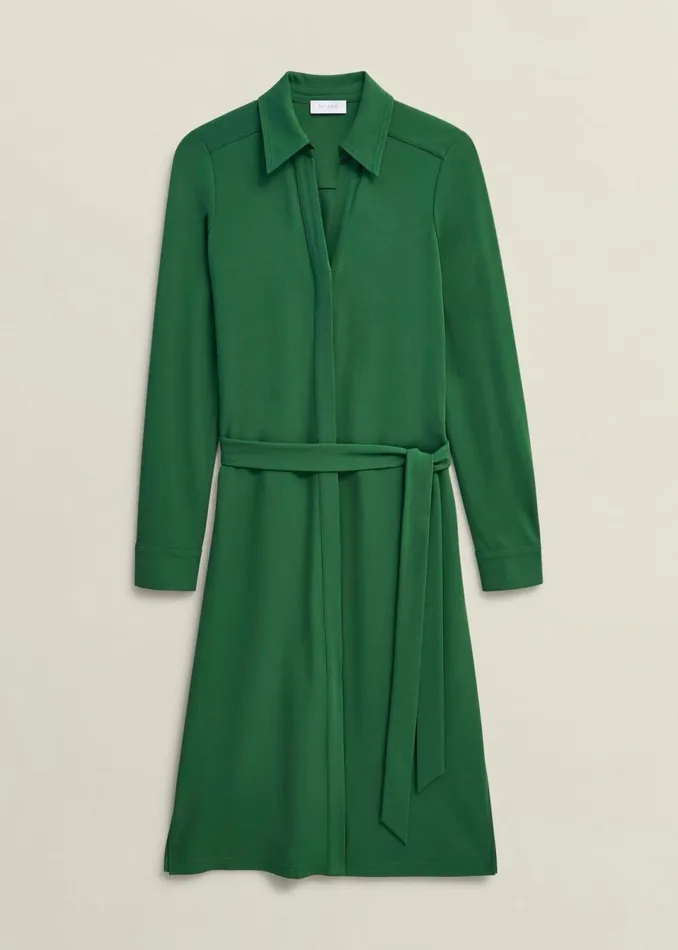 Women Dresses and Jumpsuits Hobbs Julia Ponte Dress Green