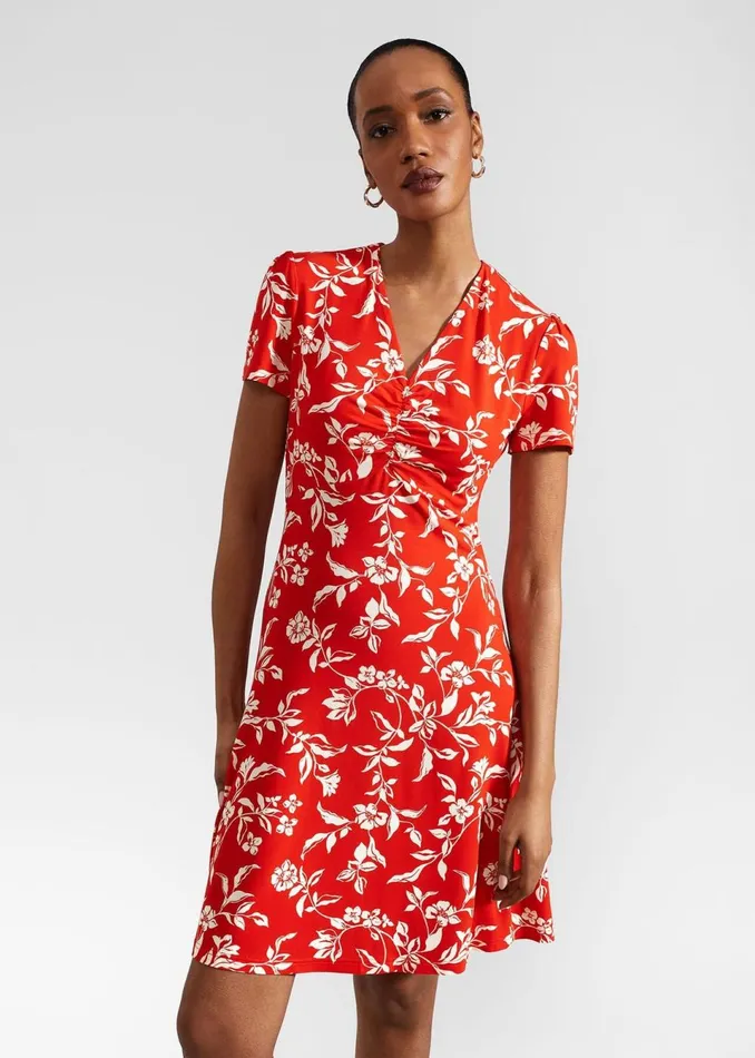Women Dresses and Jumpsuits Hobbs Petite Lydia Dress Red Buttercream