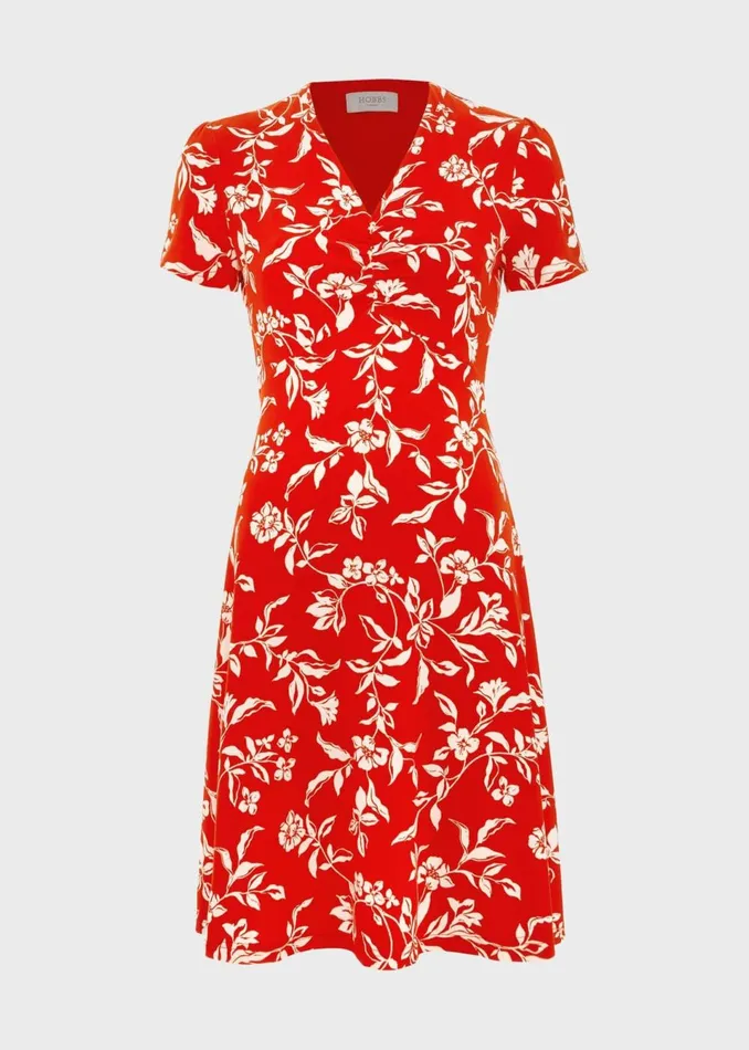 Women Dresses and Jumpsuits Hobbs Petite Lydia Dress Red Buttercream