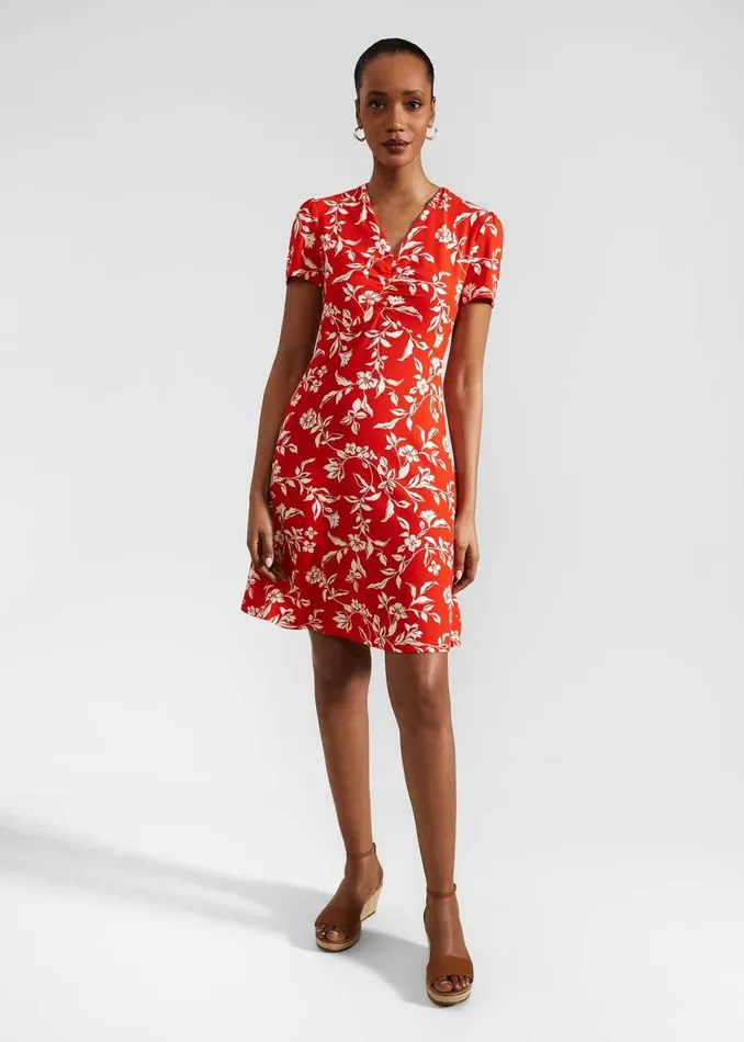Women Dresses and Jumpsuits Hobbs Petite Lydia Dress Red Buttercream