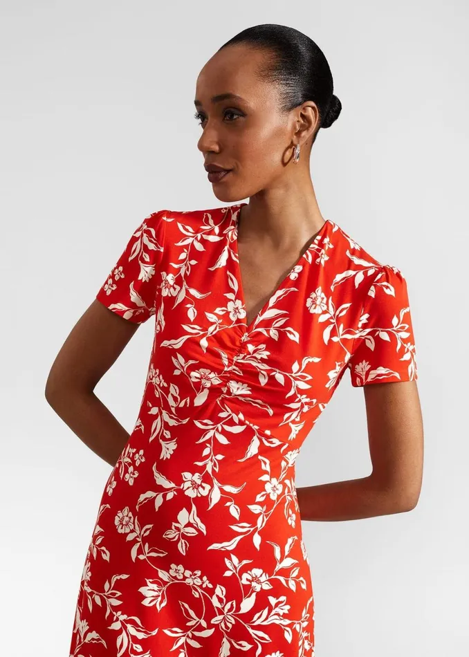 Women Dresses and Jumpsuits Hobbs Petite Lydia Dress Red Buttercream